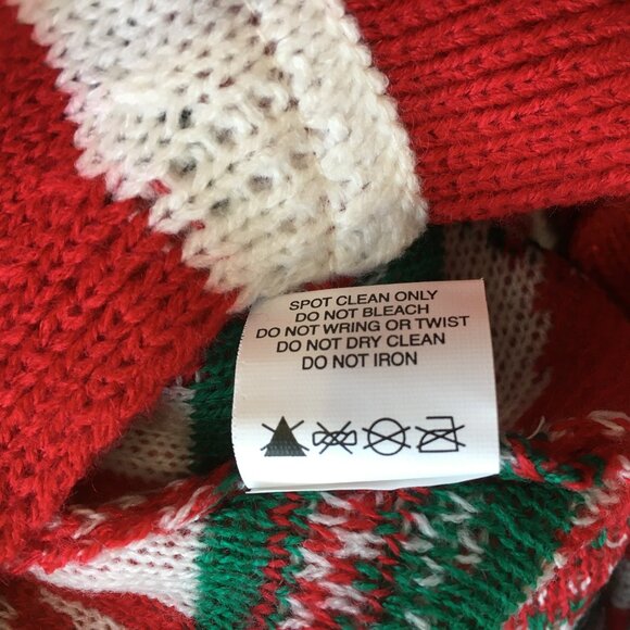 NWT EYESHADOW Meowy Catmas Cat Christmas Reindeer Antlers Applique Knit Overalls - Picture 4 of 16